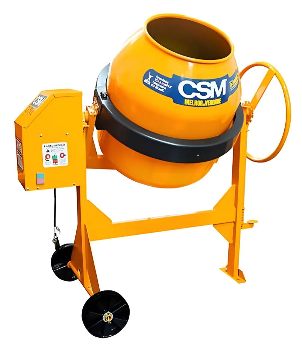 Betoneira Cs 150 Litros Com Motor Weg Monofásico 0,5cv Csm