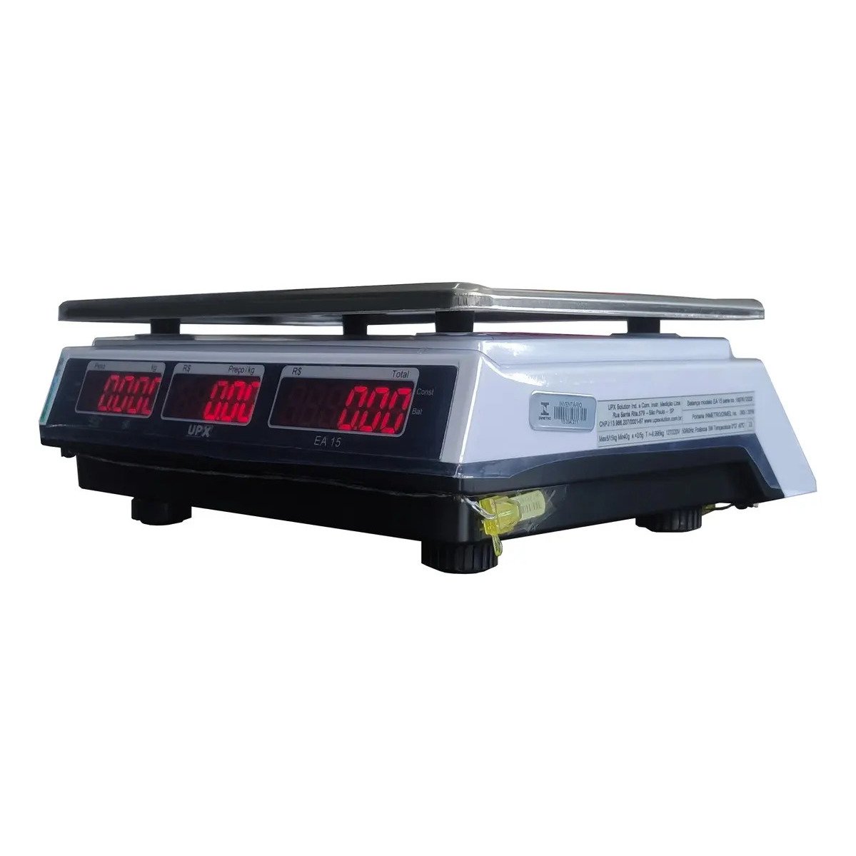 Balança comercial digital UPX Solution EA 15kg 30 cm x 23.5 cm - Imagem 4