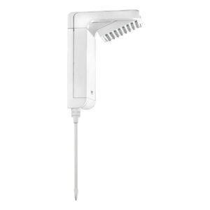 Chuveiro eletrônico Lorenzetti Acqua Ultra Star branco 7800W potente moderno temperatura ajustável seguro silencioso