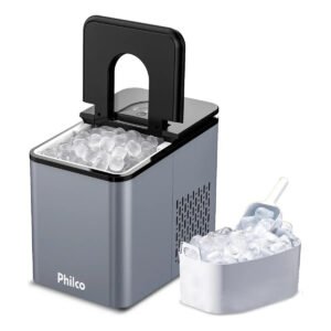 Máquina De Gelo Turbo Ice Philco Pmg12a Cinza E Preto