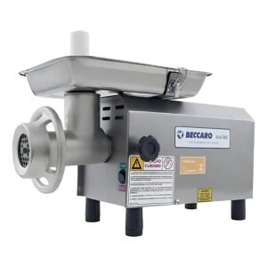 Picador de Carne Elétrico Beccaro Maltbec 08 Inox 60kg/h Bivolt